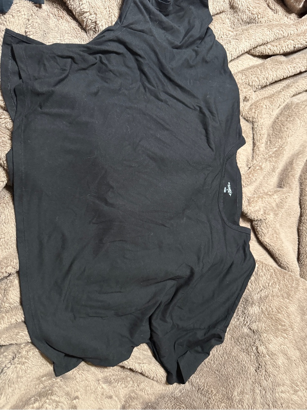 Old Navy Black Crop Top - Women's Short Sleeve